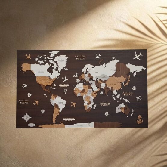 Mapa sveta 250x150 cm sa podlogom