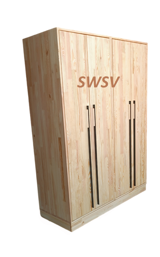 Plakar kompletan od drveta 90x60x210 cm - Image 8
