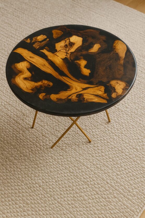 Klub sto model Karolina 3 epoxy - Image 2