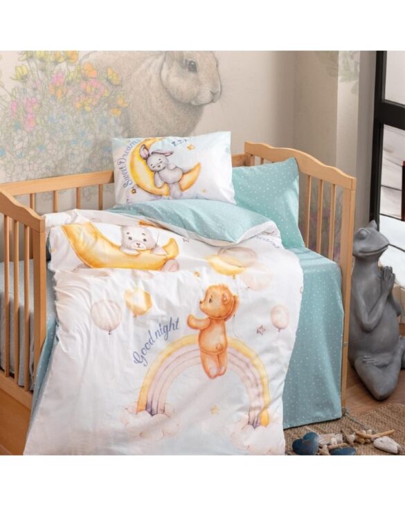 BABY posteljina MOON-MINT