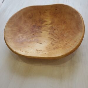 Drvena unikatna činija za voće  ručno radjena