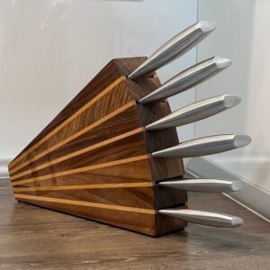 Blok za nozeve Lepeza  Orah art:6070