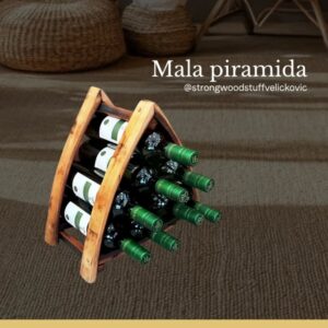 Polica za flaše, model mala Piramida