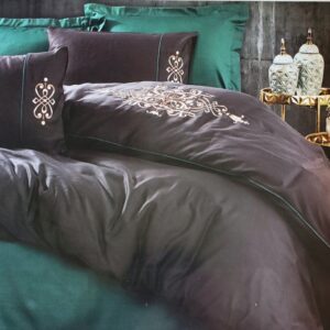 Posteljina double-saten-Tiana Yesil