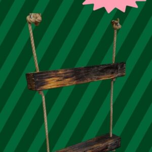 Viseca drvena polica / rustik mini