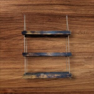 Viseca drvena polica / rustik