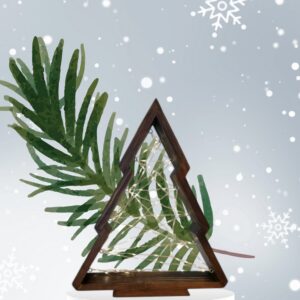 Dekorativna drvena jelka