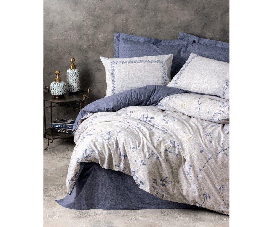 Posteljina COTTON BOX DOUBLE Modeline Nitsa-Lacivert