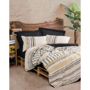 Posteljina COTTON BOX DOUBLE Elvira Siyah