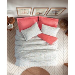 Posteljina Petite DOUBLE Takımı Messy Mercan