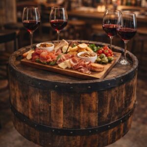 Barski sto metal/bure