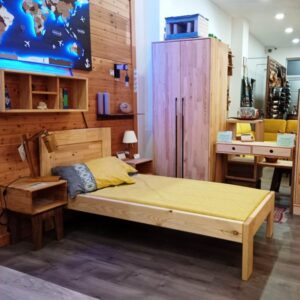 Krevet od punog drveta (Sibirski Bor/Sibirski Ariš) 90×200 cm