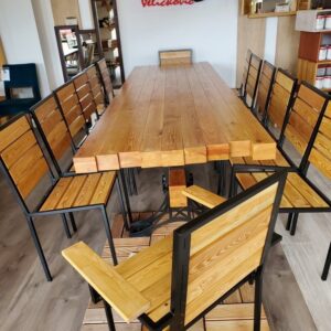 TRPEZARIJSKA STOLICA KOCKA  sa rukonaslonom  44x42x90 cm