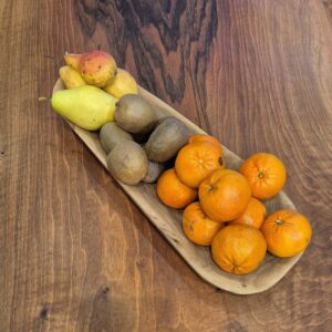 Činija za voće 20 ručni rad orah