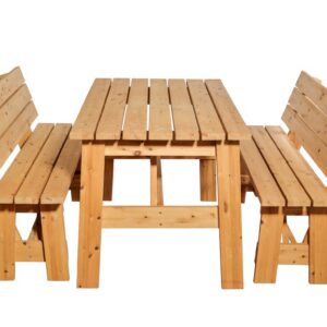 Baštenski sto sa klupama 150 cm Jela