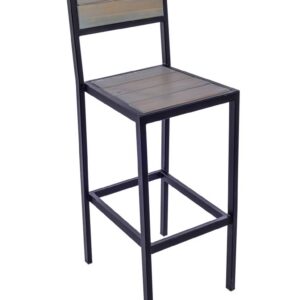 Barska stolica ariš/metal