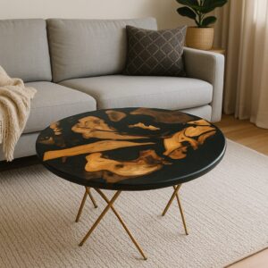 Klub sto model Karolina 3 epoxy