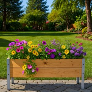 Zardinjera za dve saksije  model drvo/AL