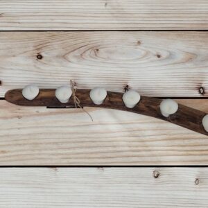 Rustični svečnjak od drvene grane 006