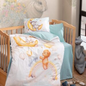 BABY posteljina MOON-MINT